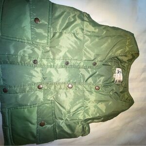 Pierre Bonee vintage Green Puffer Vest small